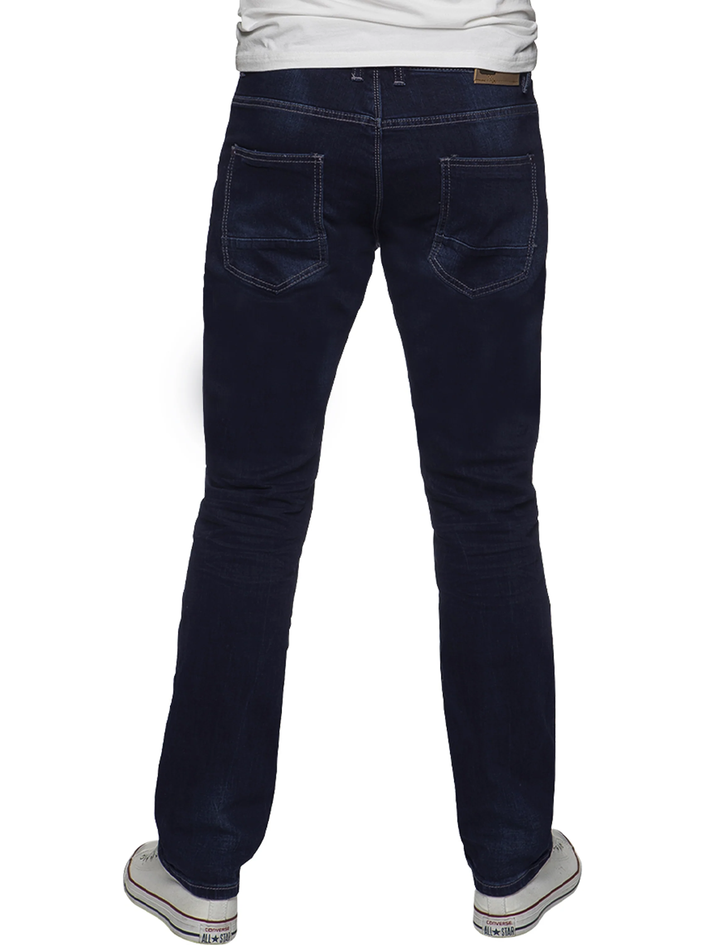 ETO | Mens Designer Tapered Fit Stretch Denim Jeans - Image 10