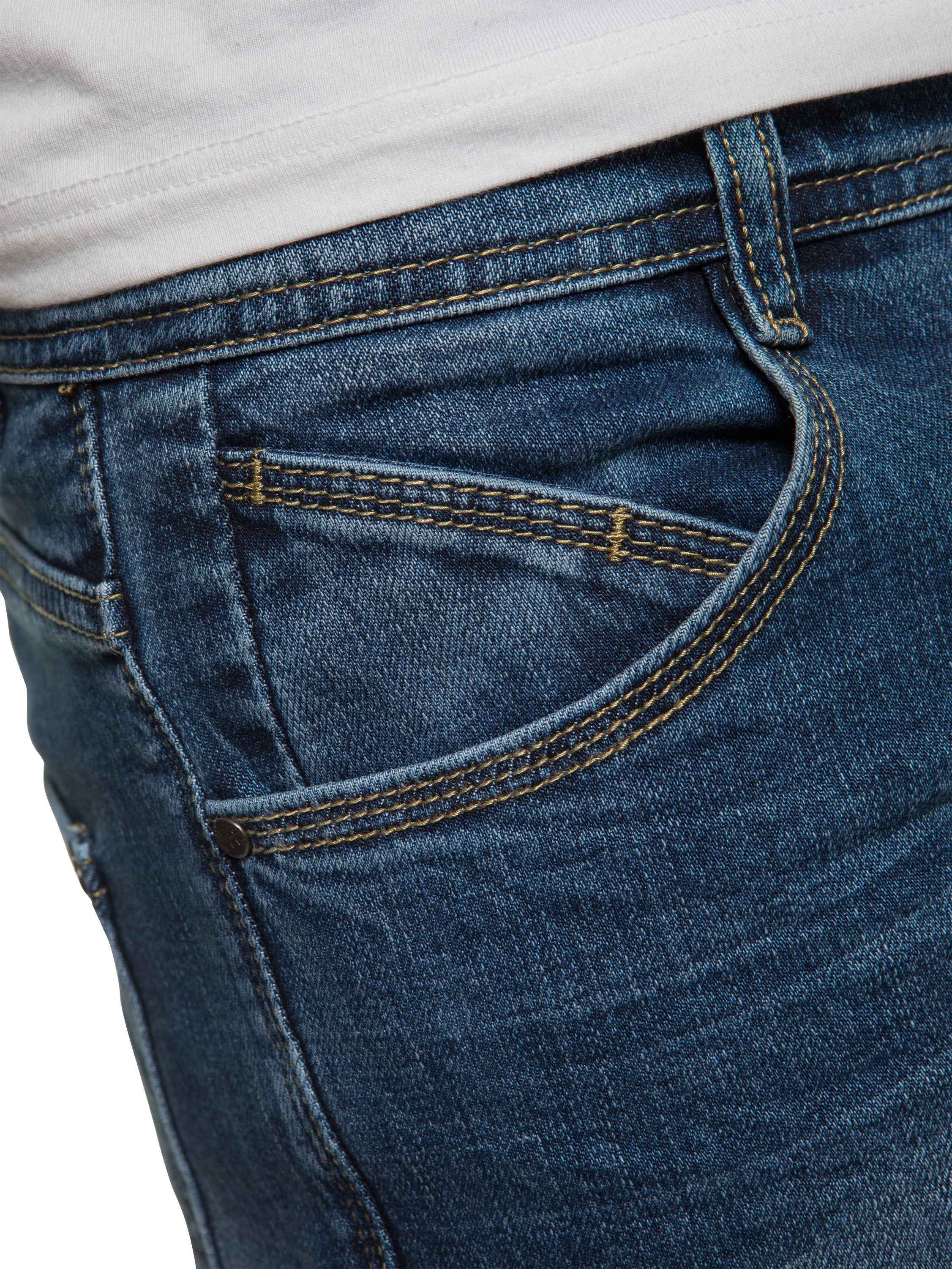 ETO | Mens Designer Tapered Fit Stretch Denim Jeans - Image 5