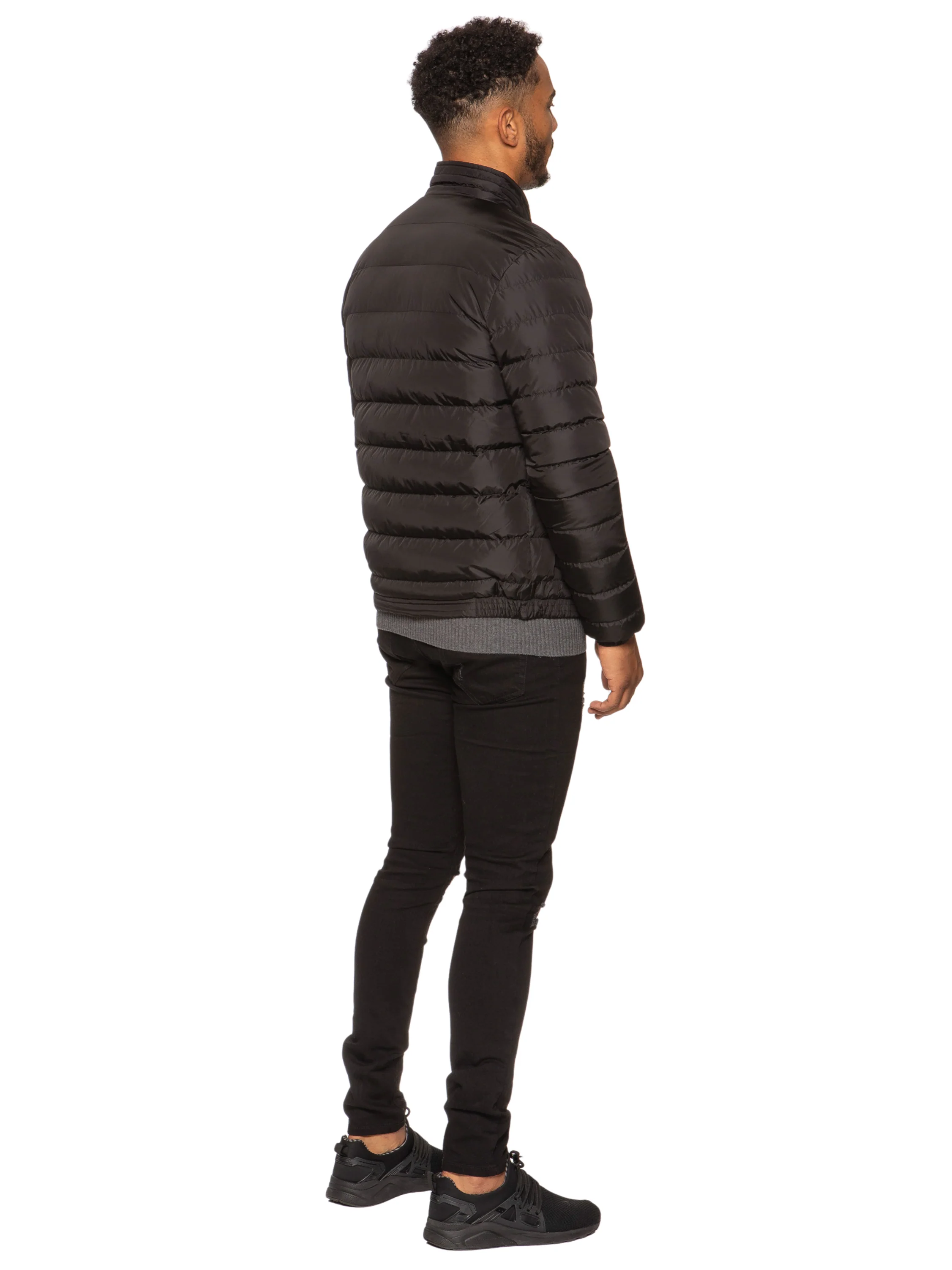 Kruze | Mens Funnel Neck Padded Jacket - Image 3