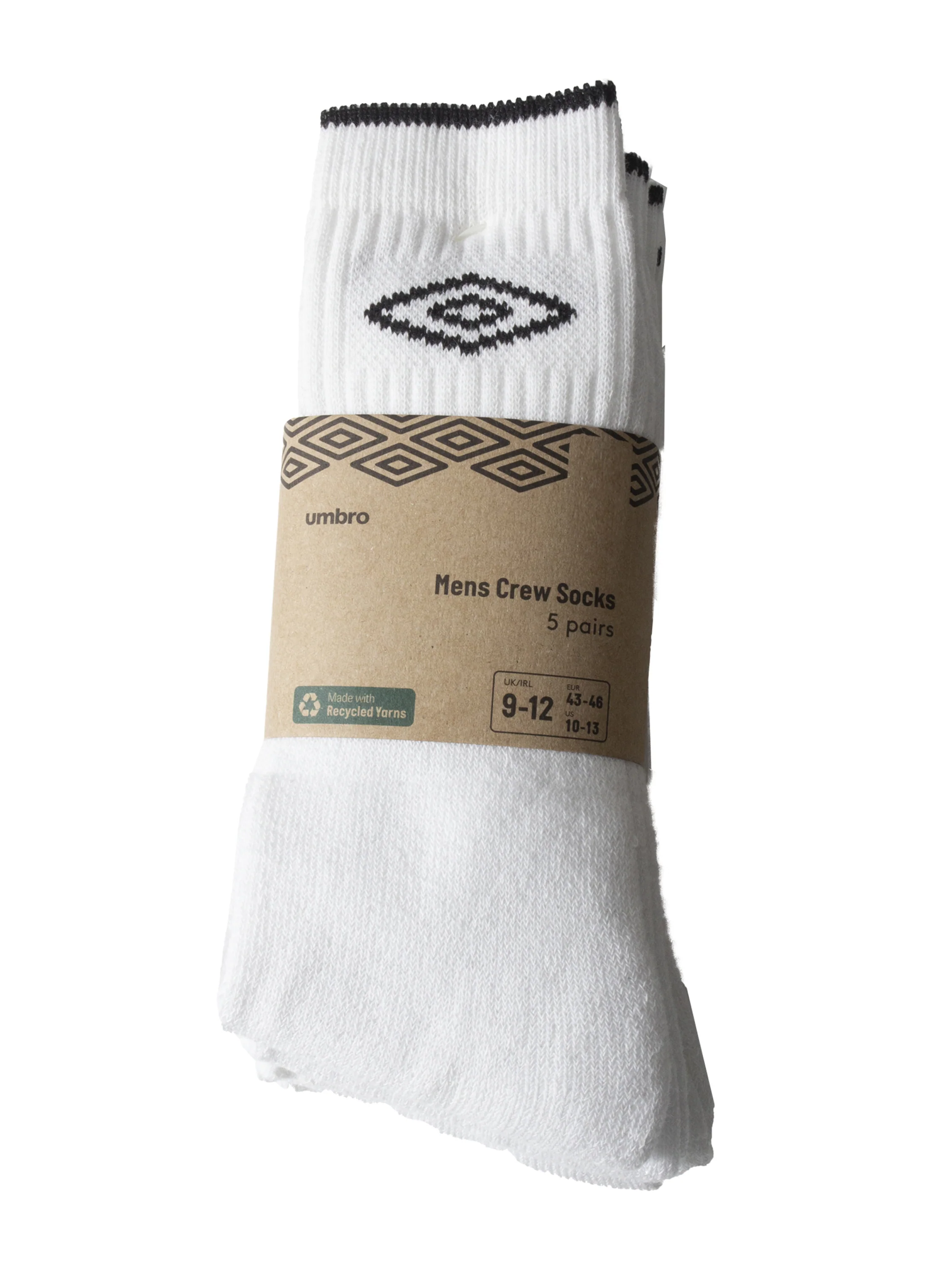 Mens Umbro Crew Socks | 5 Pairs - Image 11