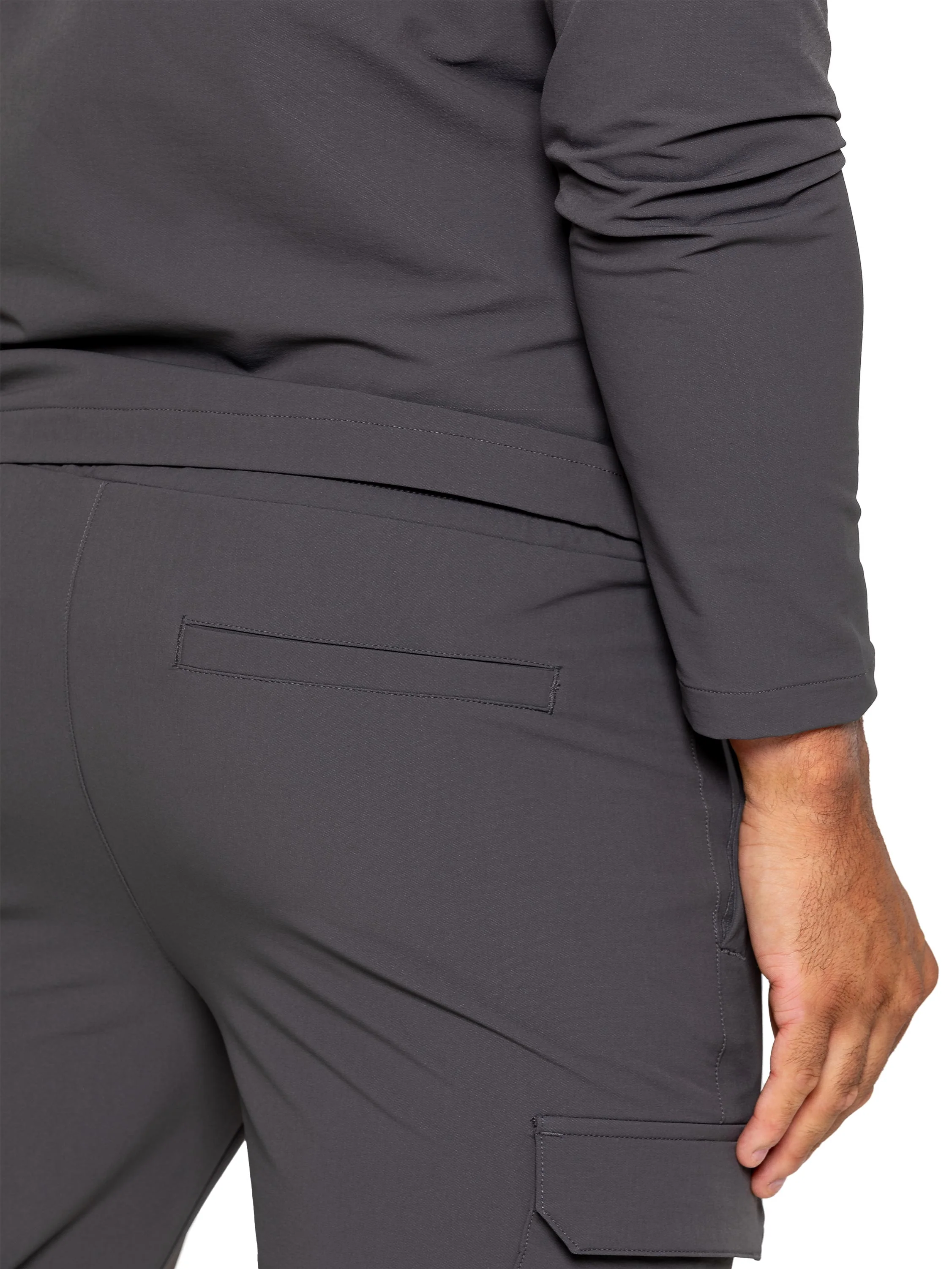 Enzo | Mens Cargo Shacket Tracksuit Set - Image 11