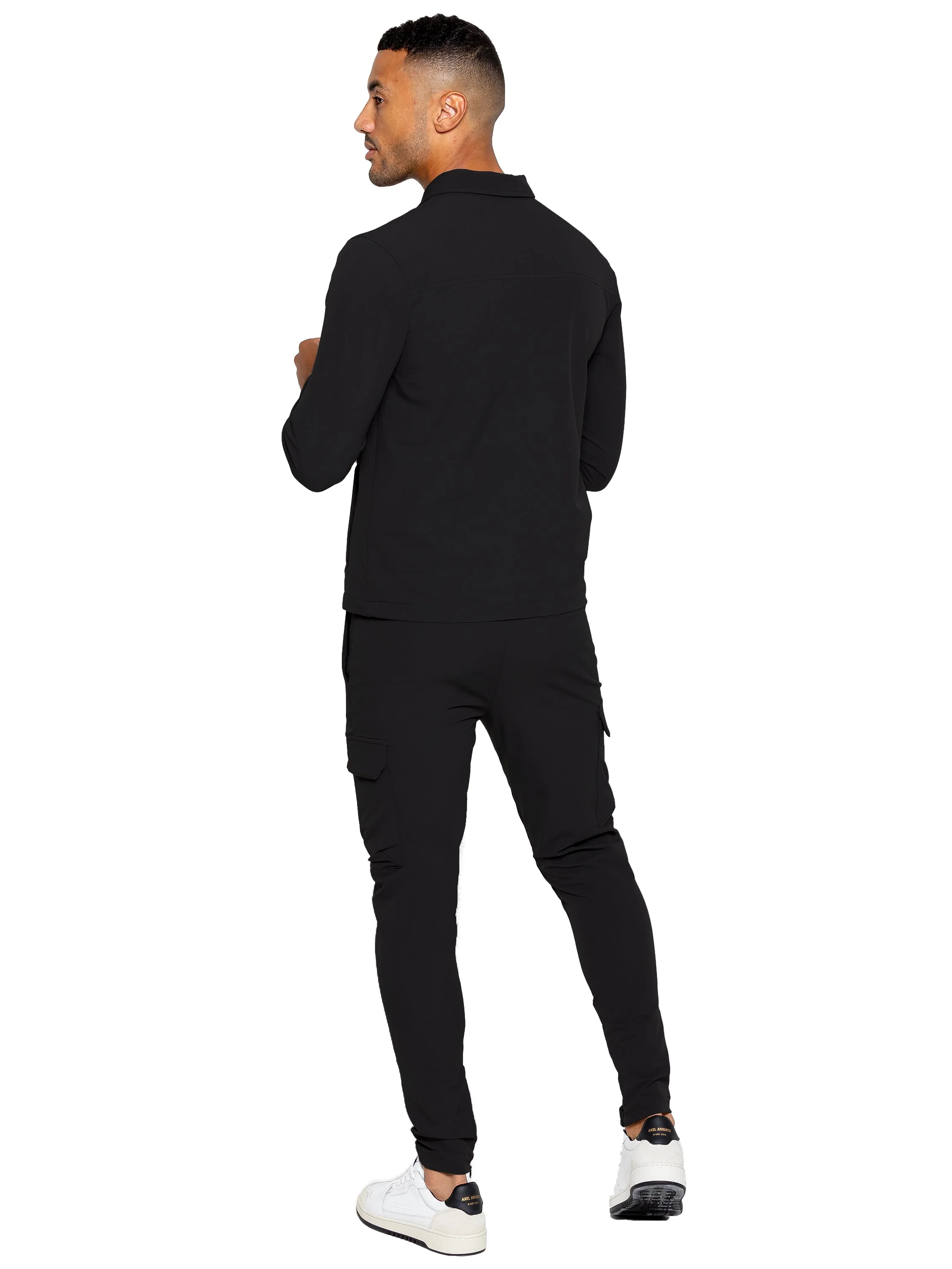 Enzo | Mens Cargo Shacket Tracksuit Set - Image 15