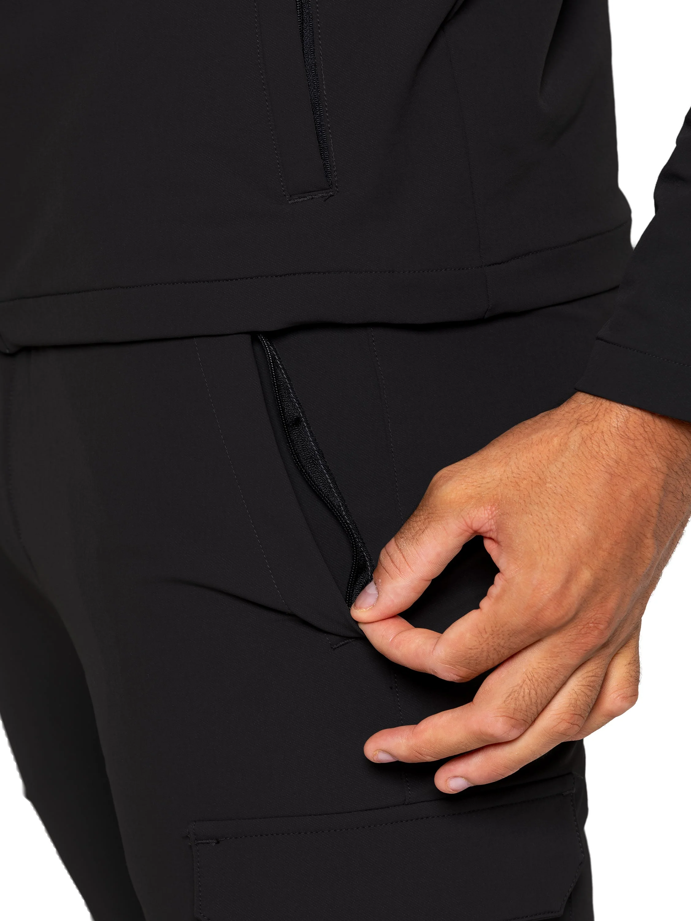 Enzo | Mens Cargo Shacket Tracksuit Set - Image 19