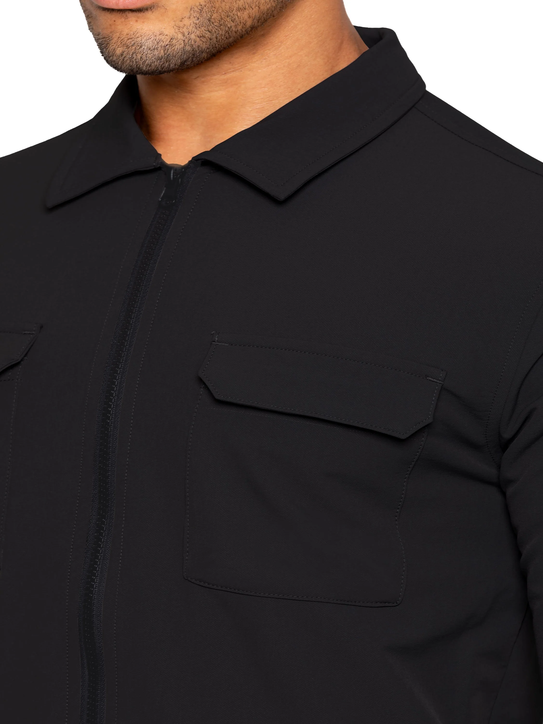 Enzo | Mens Cargo Shacket Tracksuit Set - Image 20