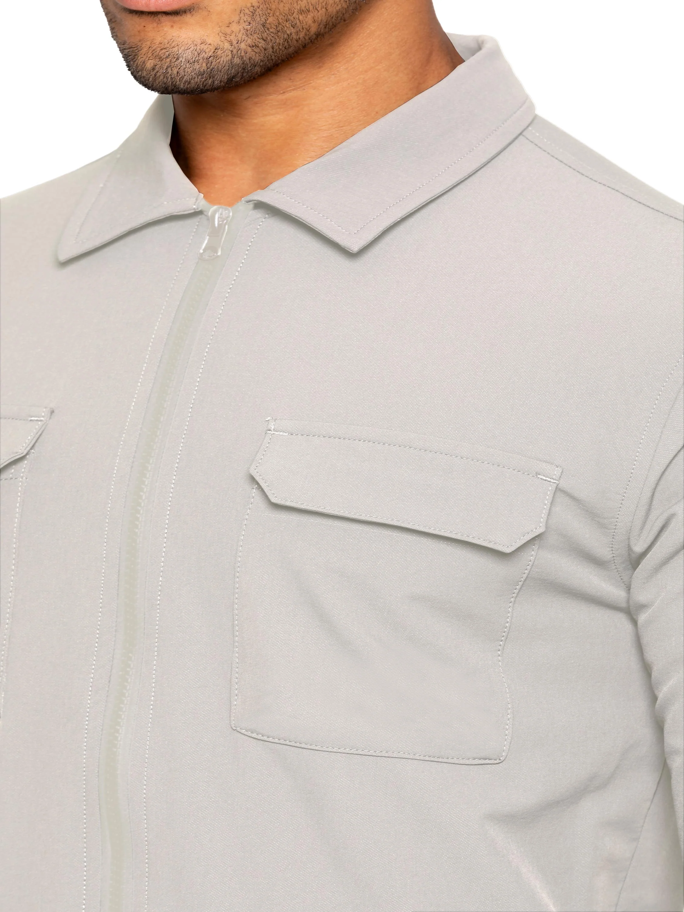 Enzo | Mens Cargo Shacket Tracksuit Set - Image 29