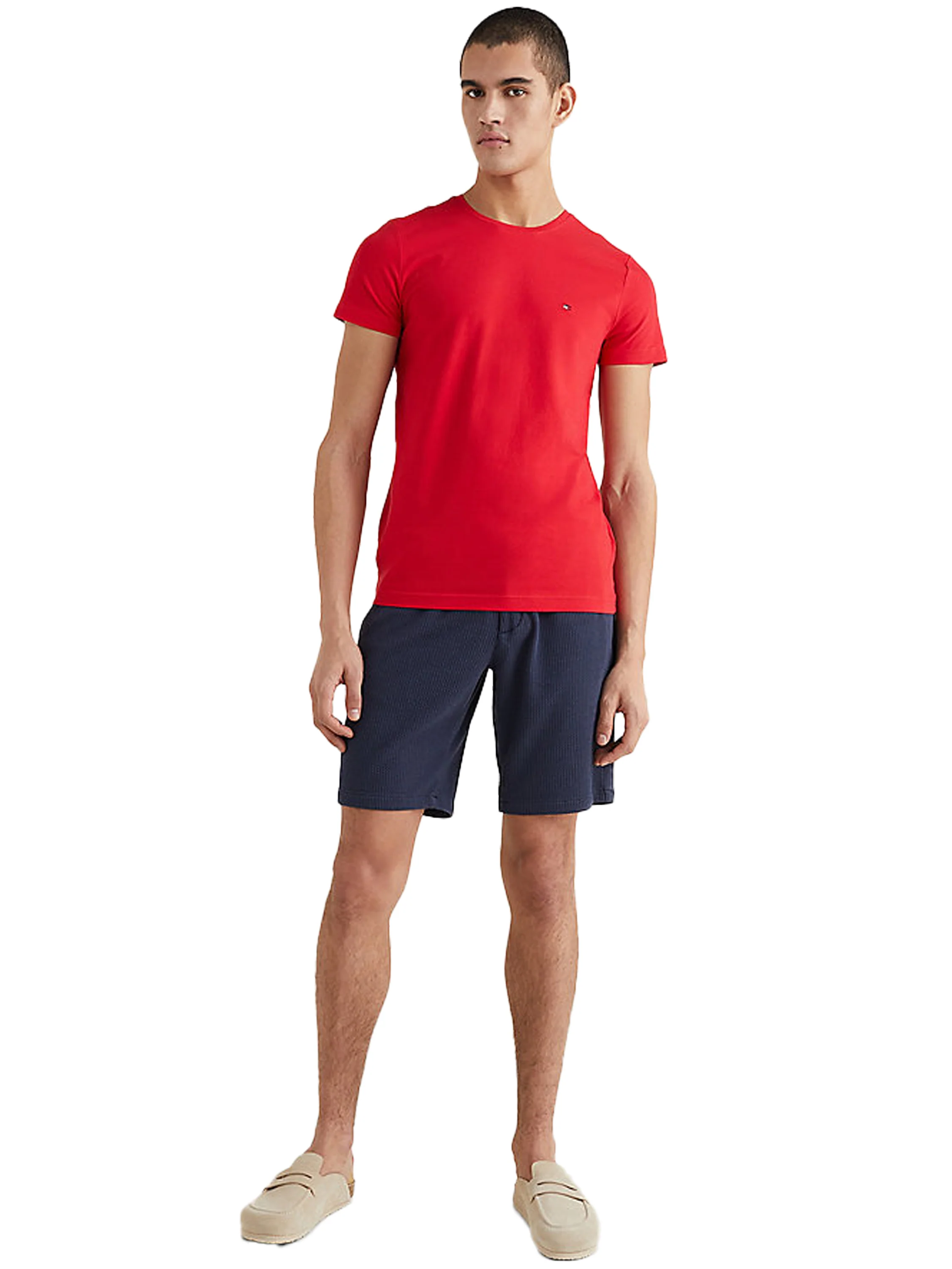 Tommy Hilfiger Mens T Shirt Core Slim Fit Crew Neck T-Shirt - Image 27