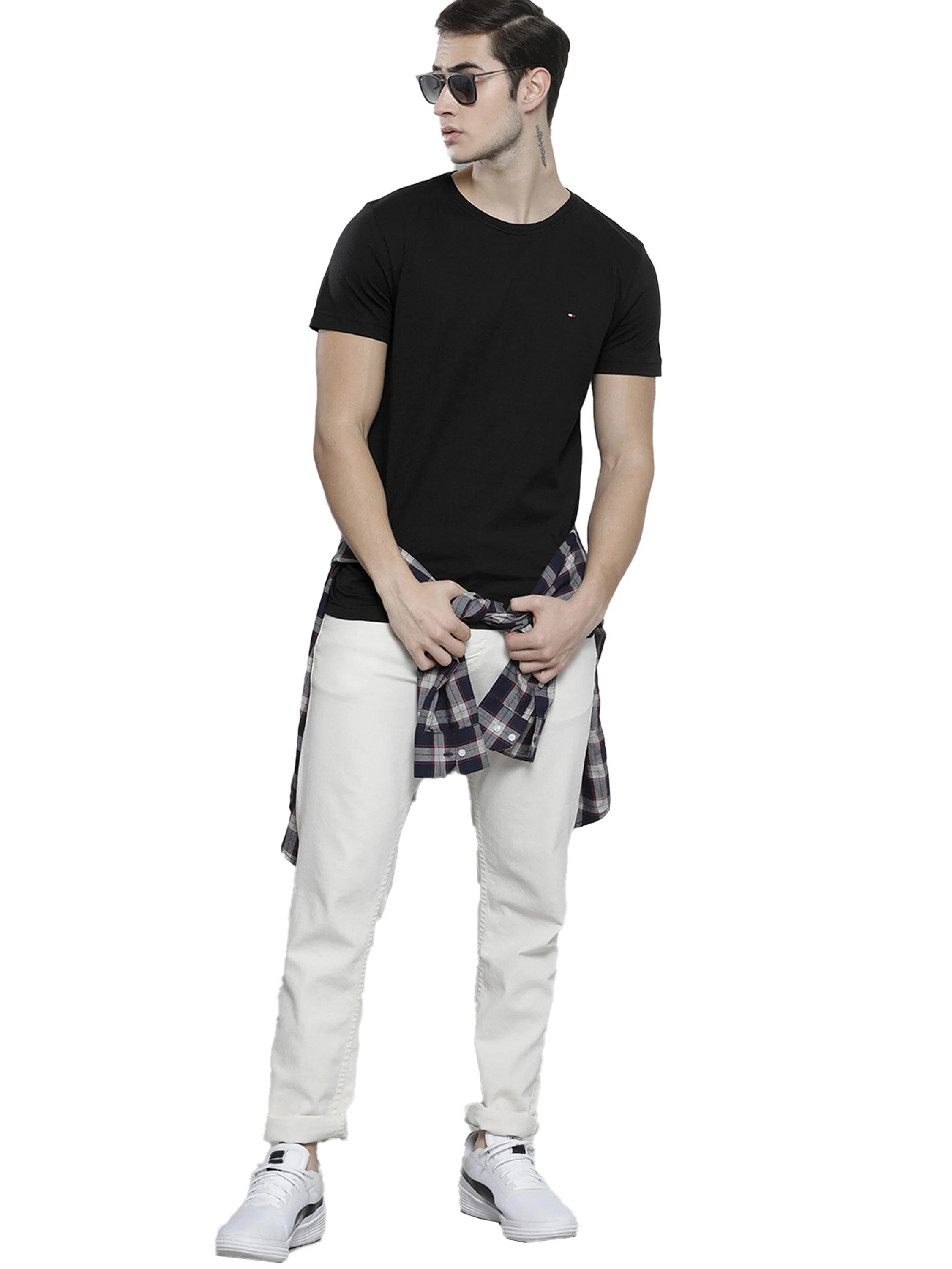 Tommy Hilfiger Mens T Shirt Core Slim Fit Crew Neck T-Shirt - Image 3