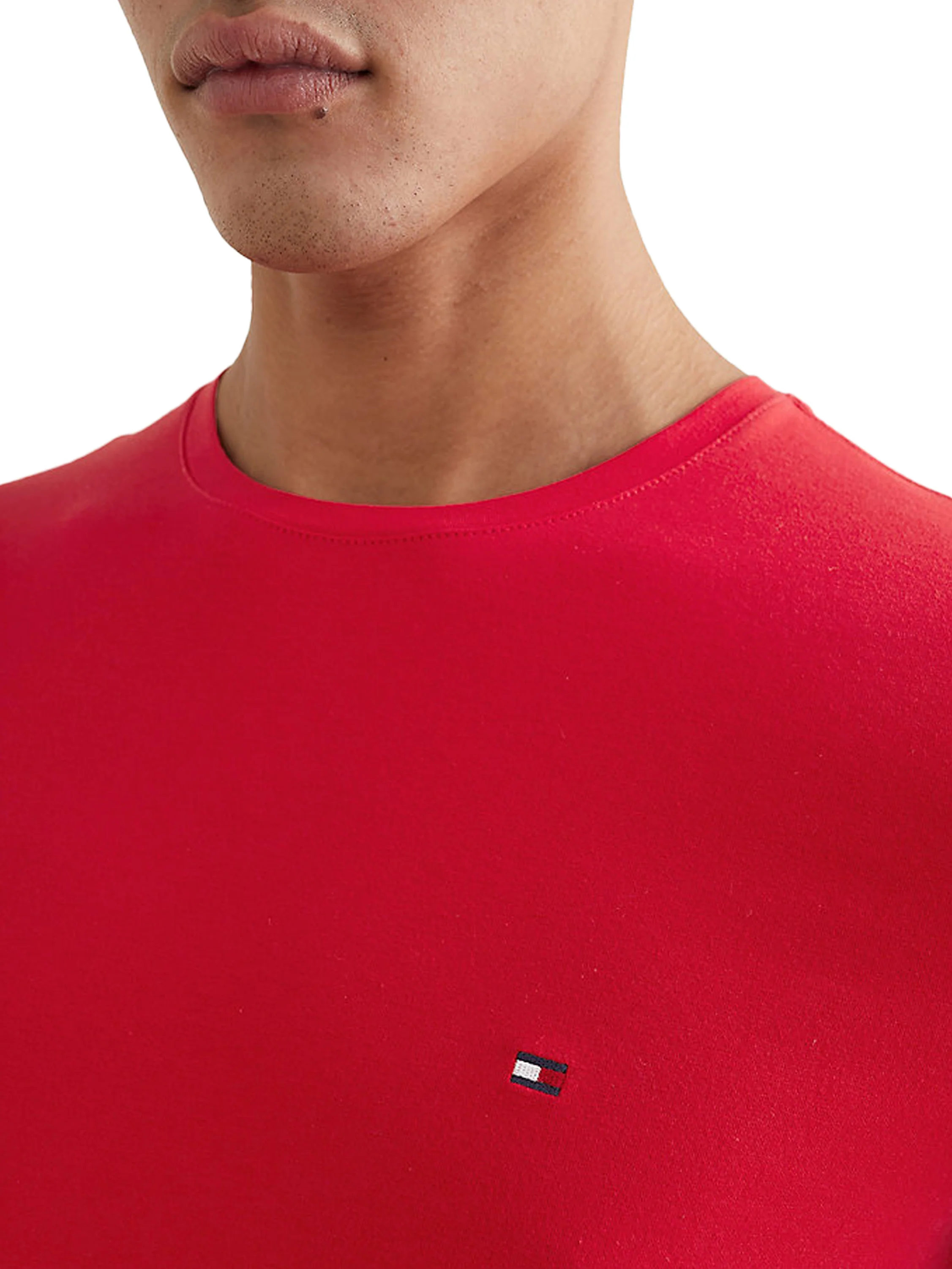 Tommy Hilfiger Mens T Shirt Core Slim Fit Crew Neck T-Shirt - Image 30