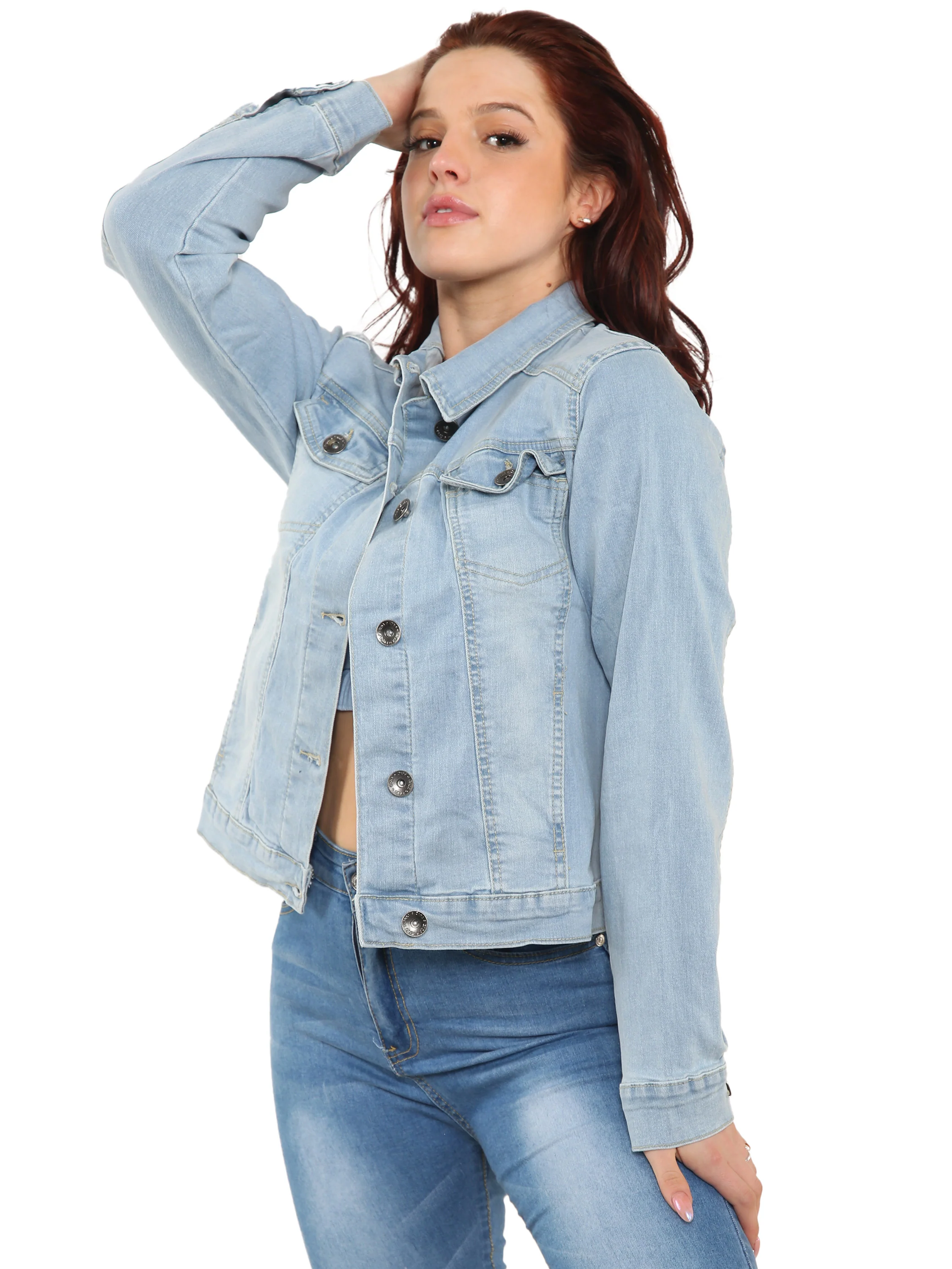 Enzo | Womens Classic Denim Jacket - Image 25