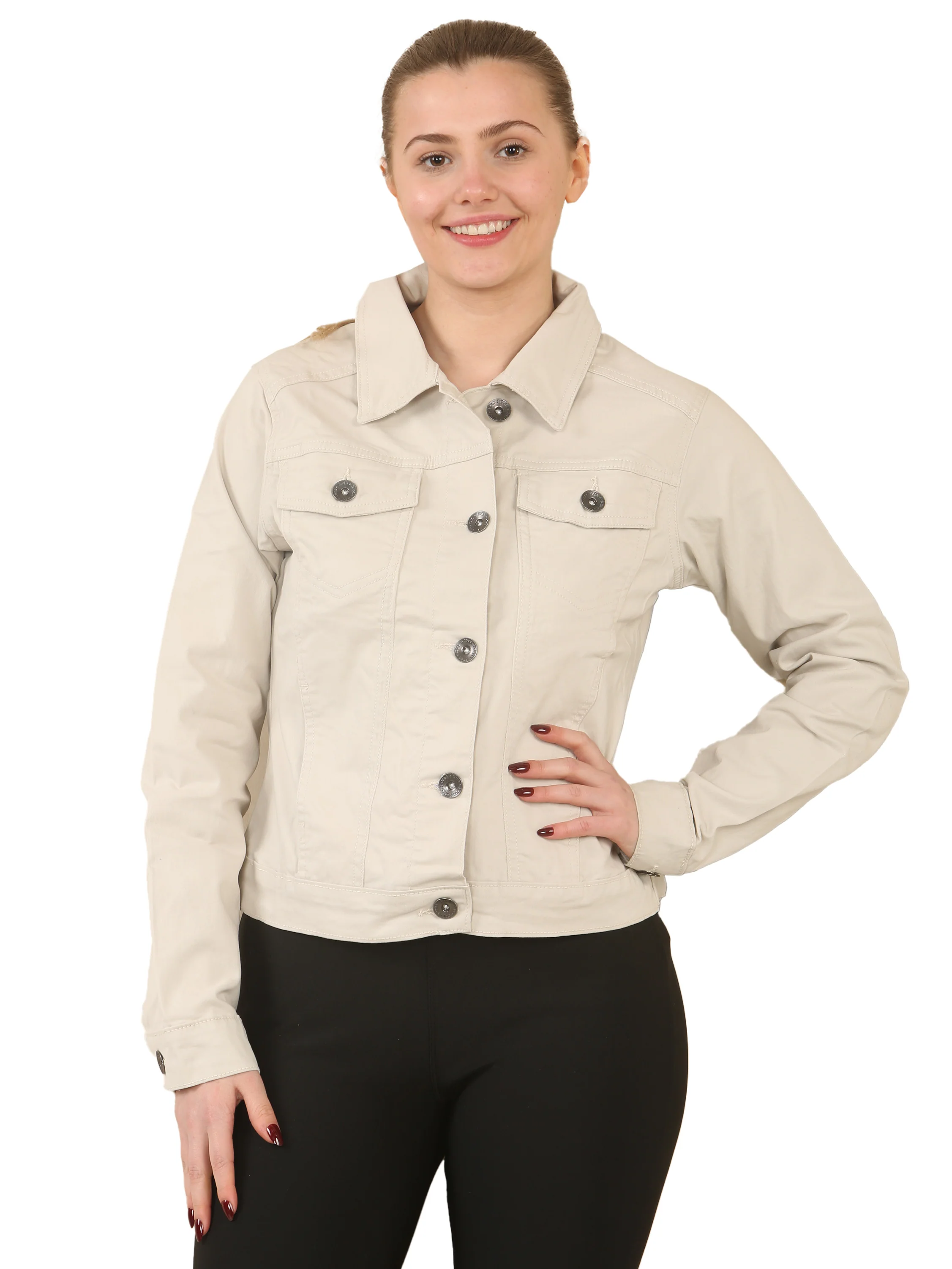 Enzo | Womens Classic Denim Jacket - Image 33